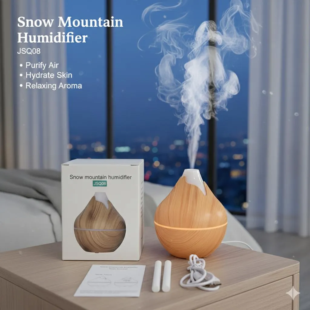 Snow Mountain Humidifier J500809 Wood Grain Brown 3
