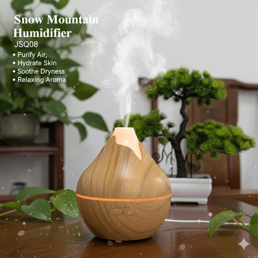 Snow Mountain Humidifier J500809 Wood Grain Brown 4