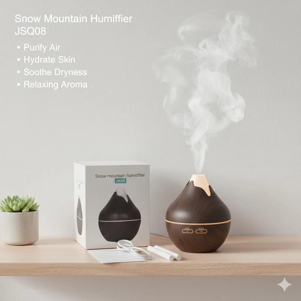 Snow Mountain Humidifier J500809 Wood Grain Brown