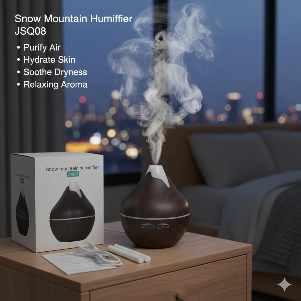 Snow Mountain Humidifier J500809 Wood Grain Brown 2